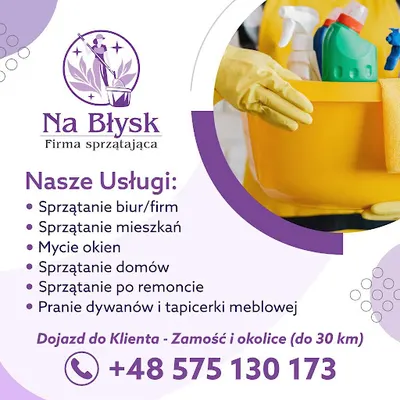 Na Błysk - Firma Sprzątająca Zamość